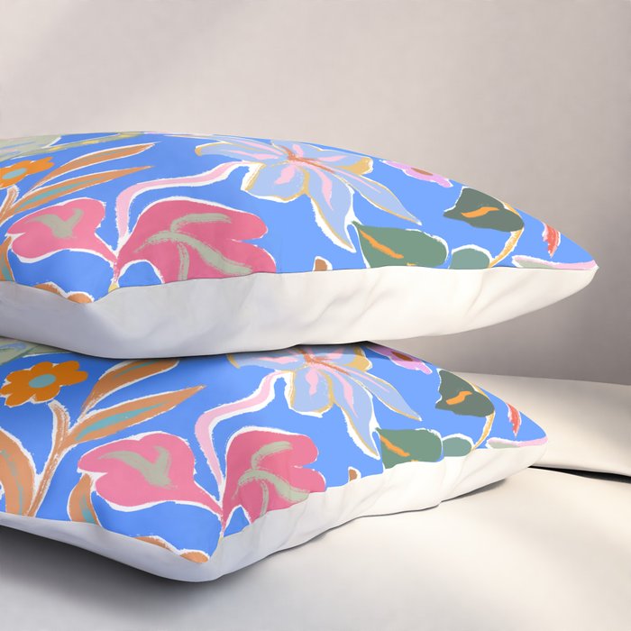 Blue Magical Garden Pillow Sham Gallery Image 3