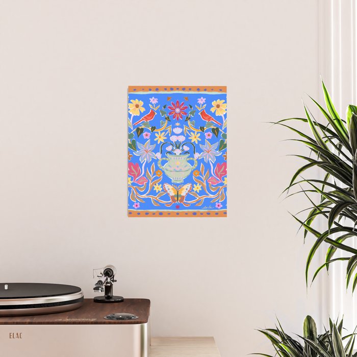 Blue Magical Garden Poster Gallery Image 2