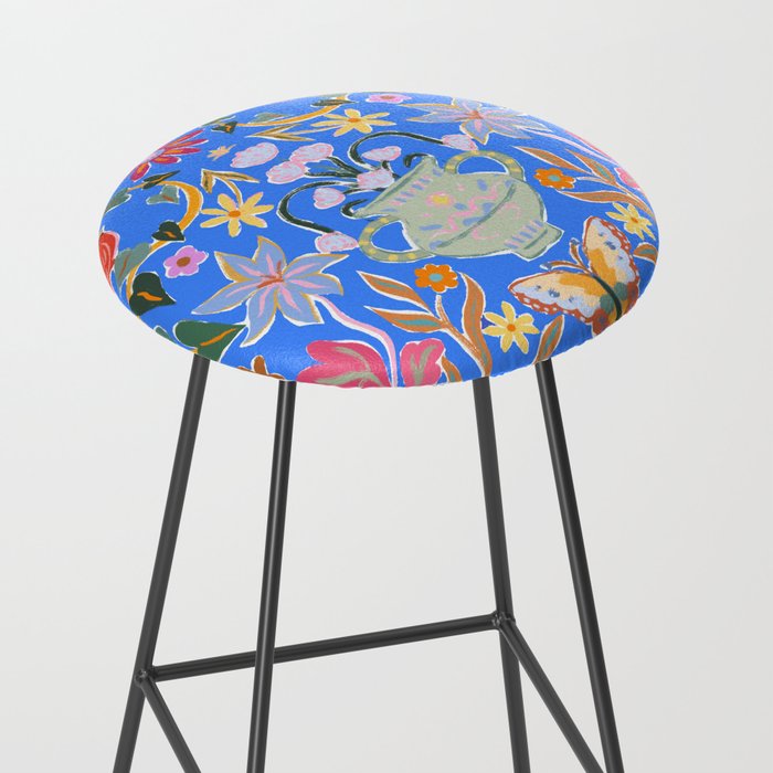 Blue Magical Garden Stool Gallery Image 2