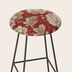 Vintage Floral Elegance Stool Gallery Image 2