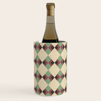 Geometric Trend Pistache and Cocoa Wine Chiller Gallery Image 2