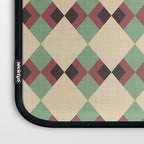 Geometric Trend Pistache and Cocoa Laptop Sleeve Gallery Image 3