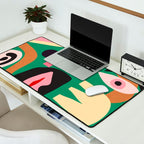 Abstract Shapes Modern Art 7 Desk Mat Gallery Image 2