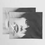WOMEN (PORTRAIT) BLACK AND WHITE Placemat Gallery Image 1