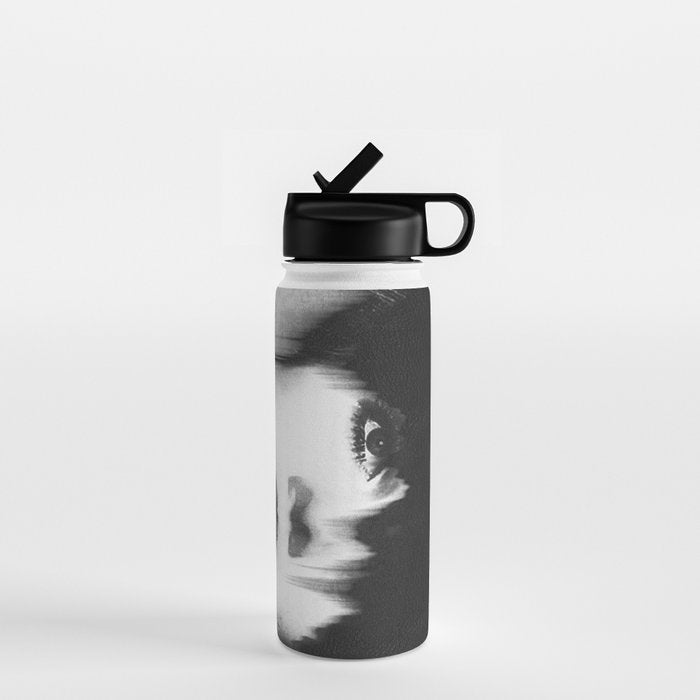 WOMEN (PORTRAIT) BLACK AND WHITE Water Bottle Gallery Image 1