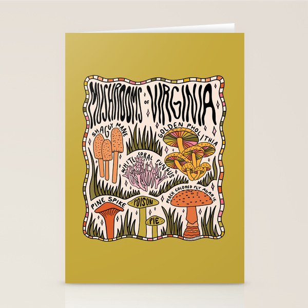 Mushrooms of Virginia Stationery Card Gallery Image 2