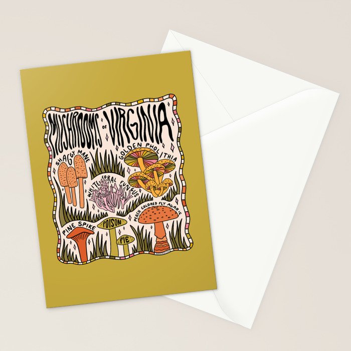 Mushrooms of Virginia Stationery Card Gallery Image 2