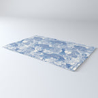 chinoiserie toile blue Rug Gallery Image 3