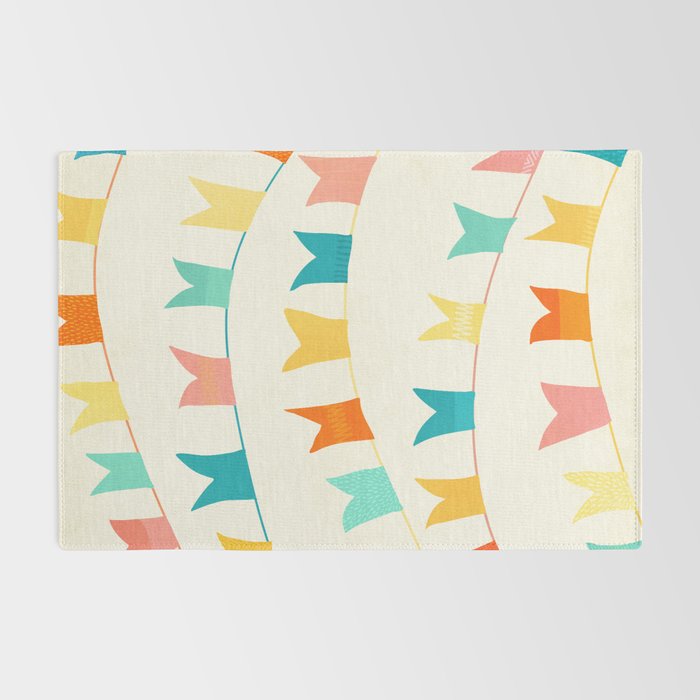 Colorful Celebration Flags Rug Gallery Image 2