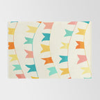 Colorful Celebration Flags Rug Gallery Image 2