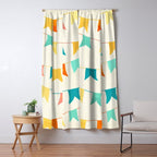 Colorful Celebration Flags Window Curtain Gallery Image 5