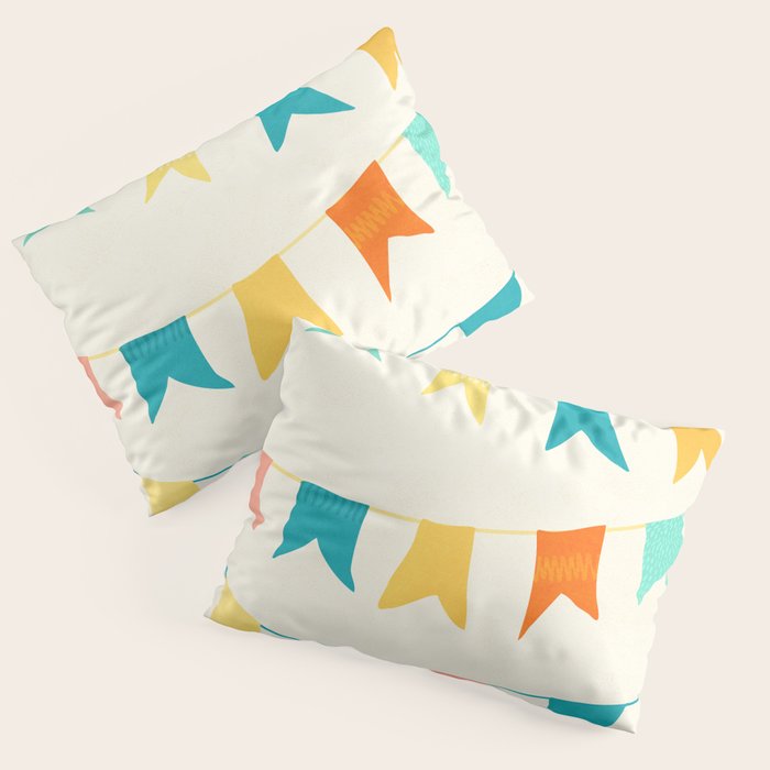 Colorful Celebration Flags Pillow Sham Gallery Image 3