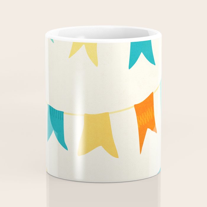 Colorful Celebration Flags Coffee Mug Gallery Image 4