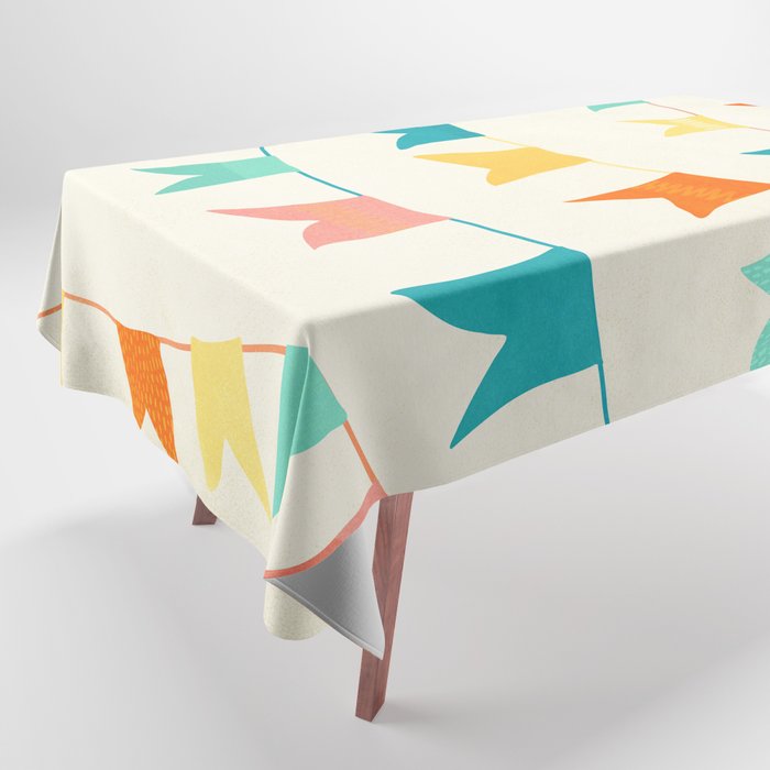 Colorful Celebration Flags Tablecloth Gallery Image 1