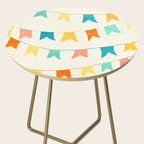 Colorful Celebration Flags Side Table Gallery Image 2