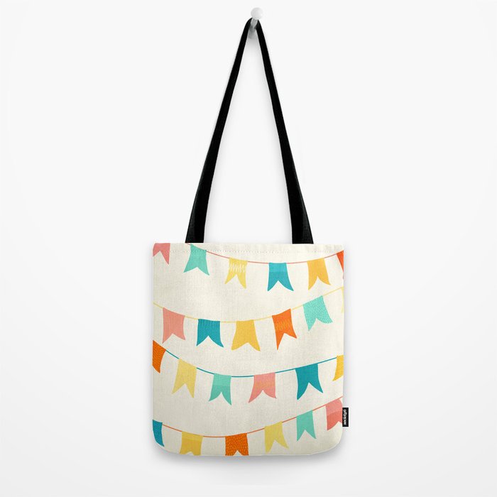 Colorful Celebration Flags Tote Bag Gallery Image 2
