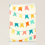 Colorful Celebration Flags Stationery Card Gallery Image 2