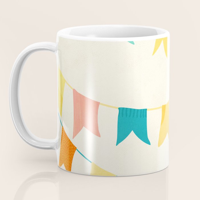 Colorful Celebration Flags Coffee Mug Gallery Image 3