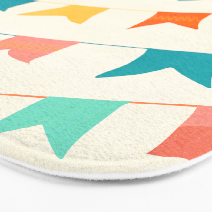 Colorful Celebration Flags Bath Mat Gallery Image 3
