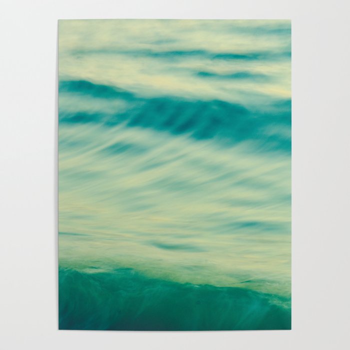 Ocean Waves Abstract Poster Gallery Image 1