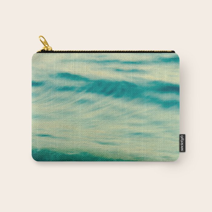 Ocean Waves Abstract Carry All Pouch Gallery Image 1