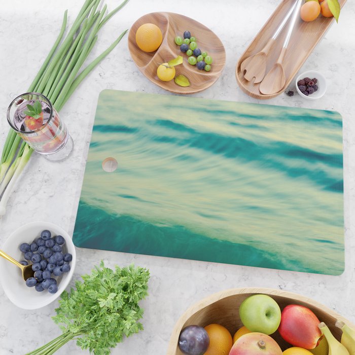 Ocean Waves Abstract Cutting Board Gallery Image 2