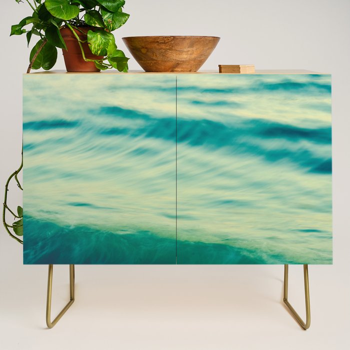 Ocean Waves Abstract Credenza Gallery Image 1
