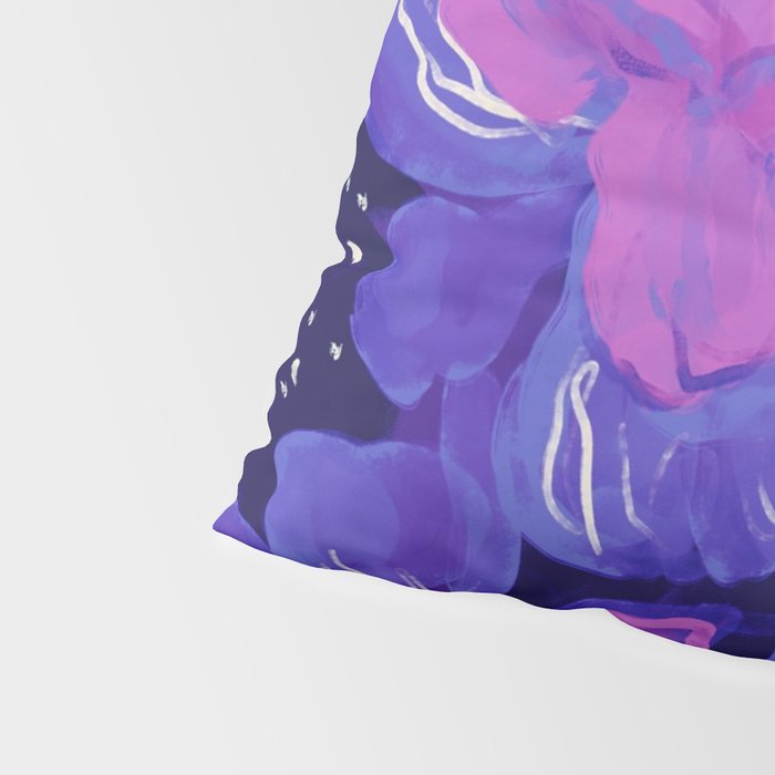 Under The Neon Floral Pillow Sham Gallery Image 4