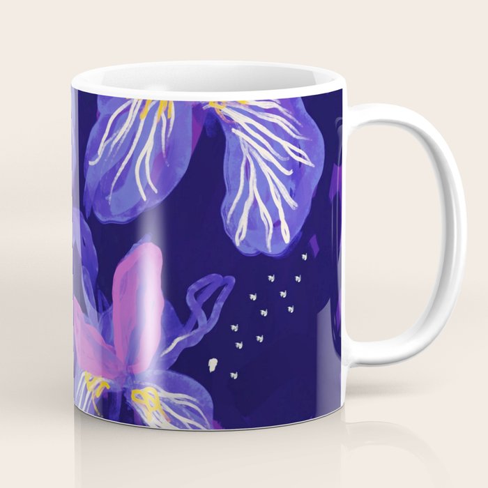 Under The Neon Floral Coffee Mug Gallery Image 1