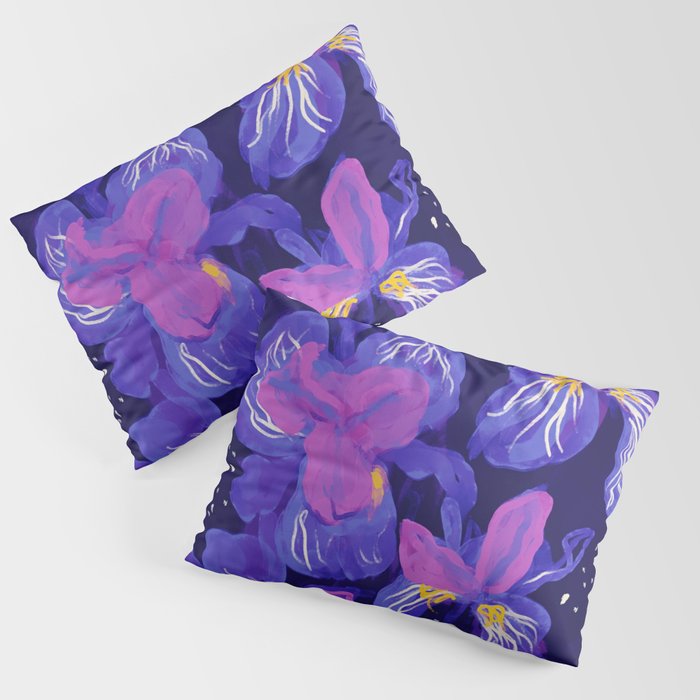 Under The Neon Floral Pillow Sham Gallery Image 3