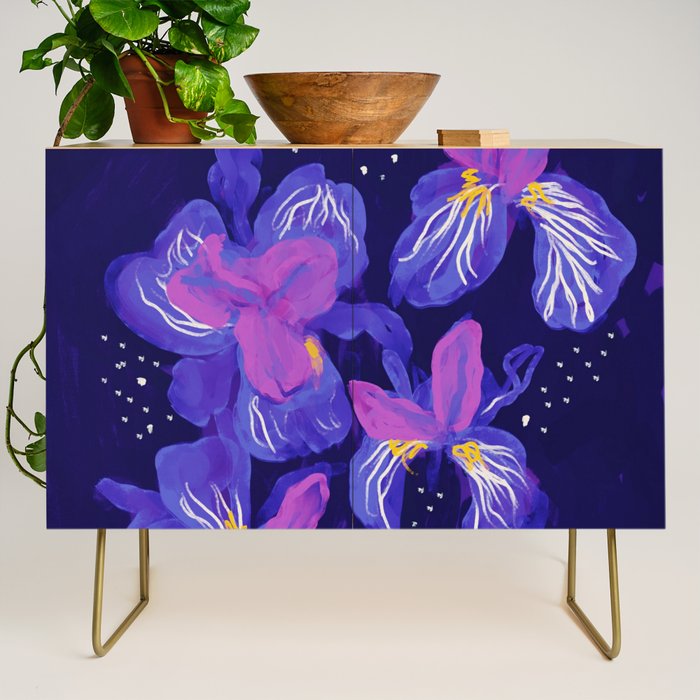 Under The Neon Floral Credenza Gallery Image 1