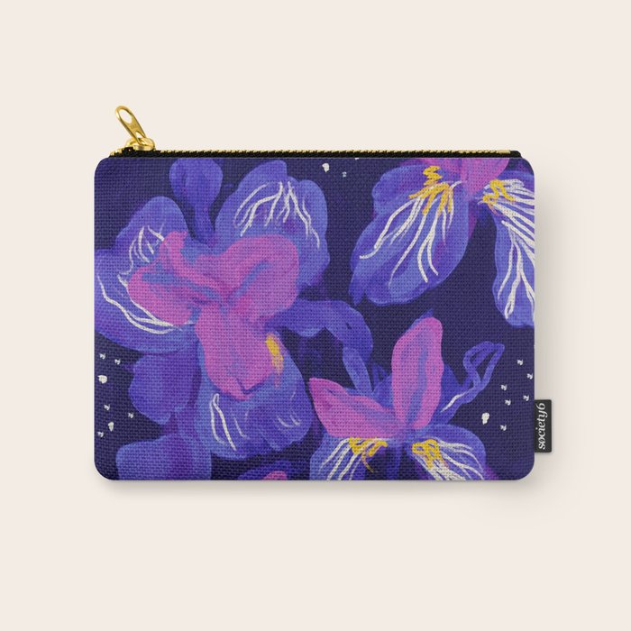 Under The Neon Floral Carry All Pouch Gallery Image 1