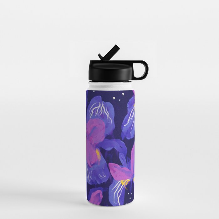 Under The Neon Floral Water Bottle Gallery Image 1
