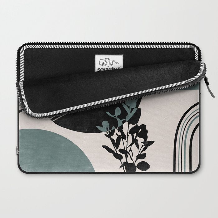 Eucalyptus Boho Botanical Laptop Sleeve Gallery Image 2