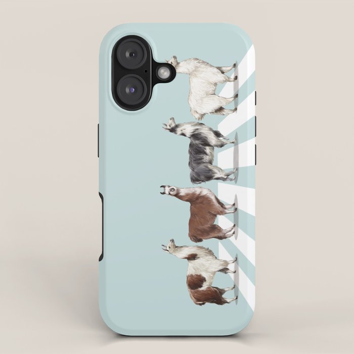 Llama The Abbey Road #1 iPhone Case Gallery Image 1