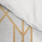 Gold And Grey Geo Comforter Gallery Image 4