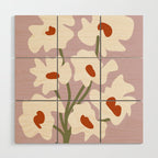 Matisse poppy flower pot  Wood Wall Art Gallery Image 1