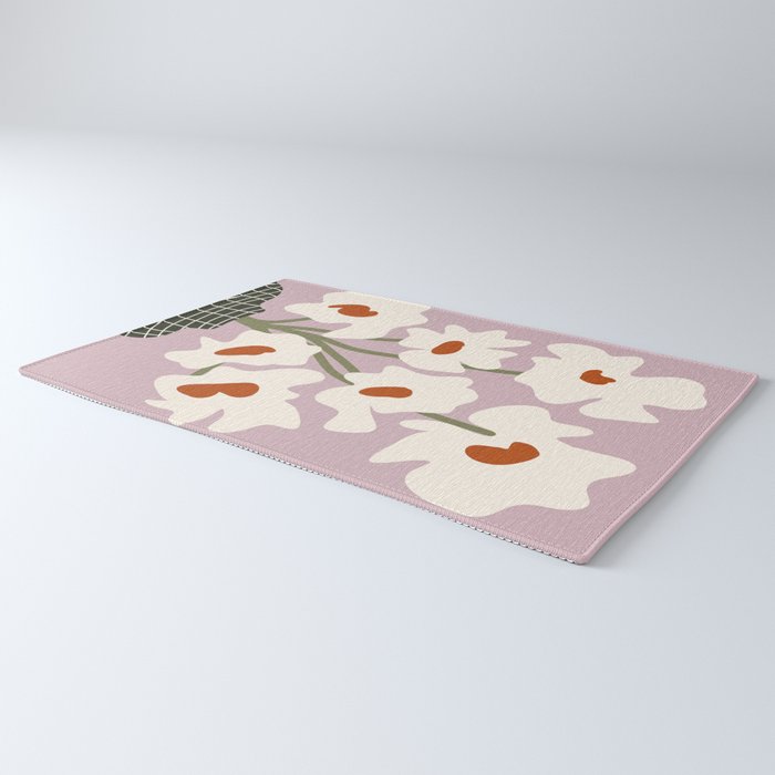 Matisse poppy flower pot  Rug Gallery Image 3