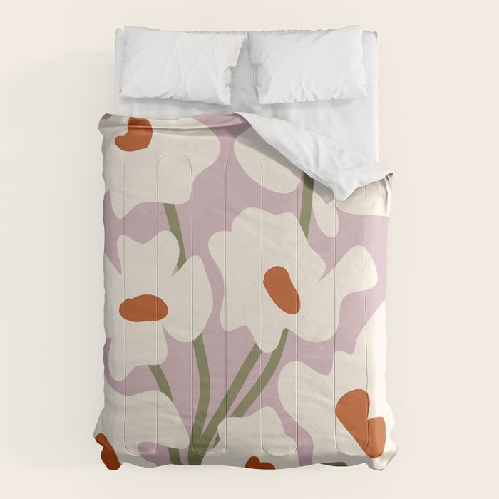 Matisse poppy flower pot  Comforter Gallery Image 1