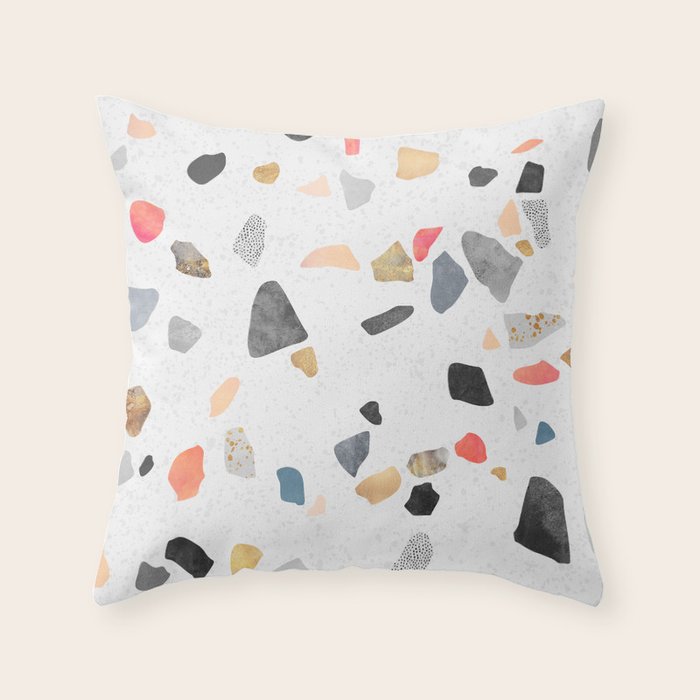 Terrazzo Treasure Throw Pillow Gallery Image 6