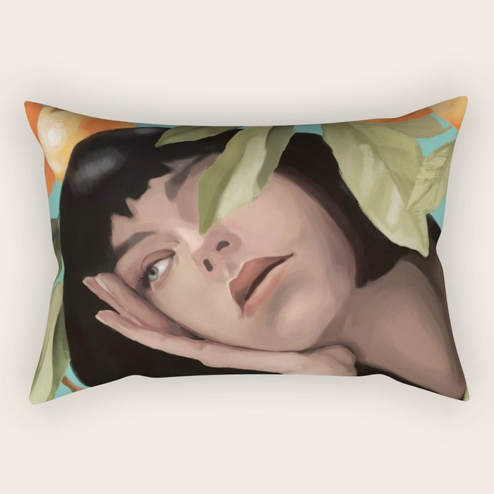Tangerine Dream Rectangular Pillow Gallery Image 1