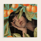 Tangerine Dream Wood Wall Art Gallery Image 1