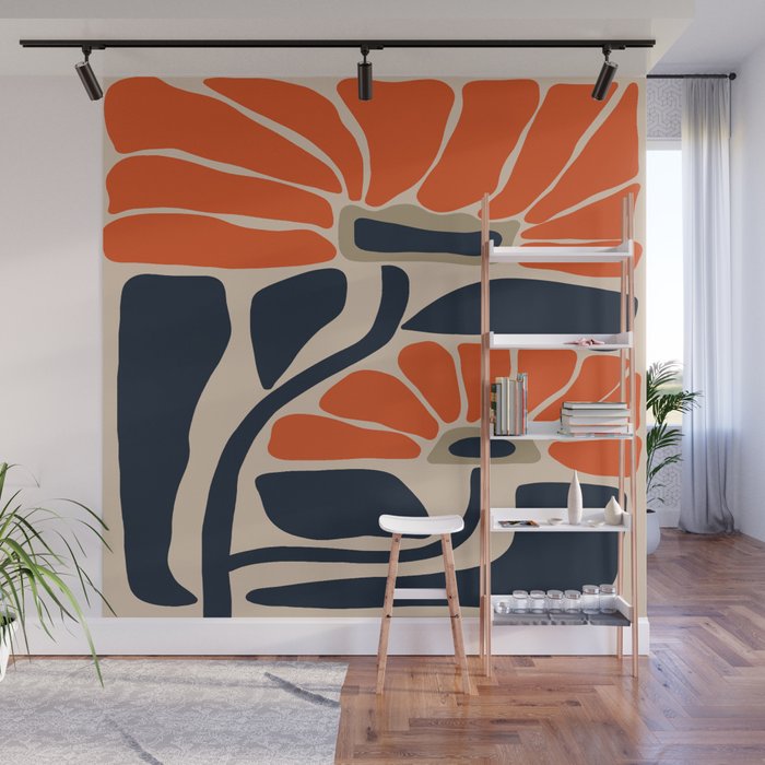 bold baby flower  Wall Mural Gallery Image 1