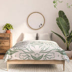 All About Balance Lines (olive) Comforter Gallery Image 3
