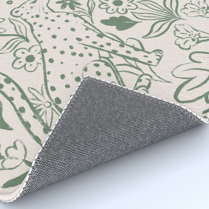 All About Balance Lines (olive) Rug Gallery Image 4