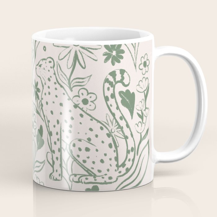 All About Balance Lines (olive) Coffee Mug Gallery Image 1