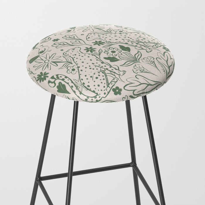 All About Balance Lines (olive) Stool Gallery Image 2