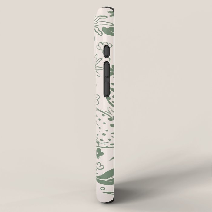 All About Balance Lines (olive) iPhone Case Gallery Image 2