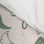 All About Balance Lines (olive) Comforter Gallery Image 4