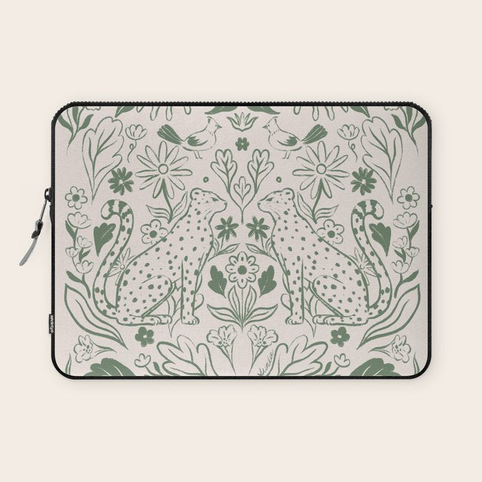 All About Balance Lines (olive) Laptop Sleeve Gallery Image 1